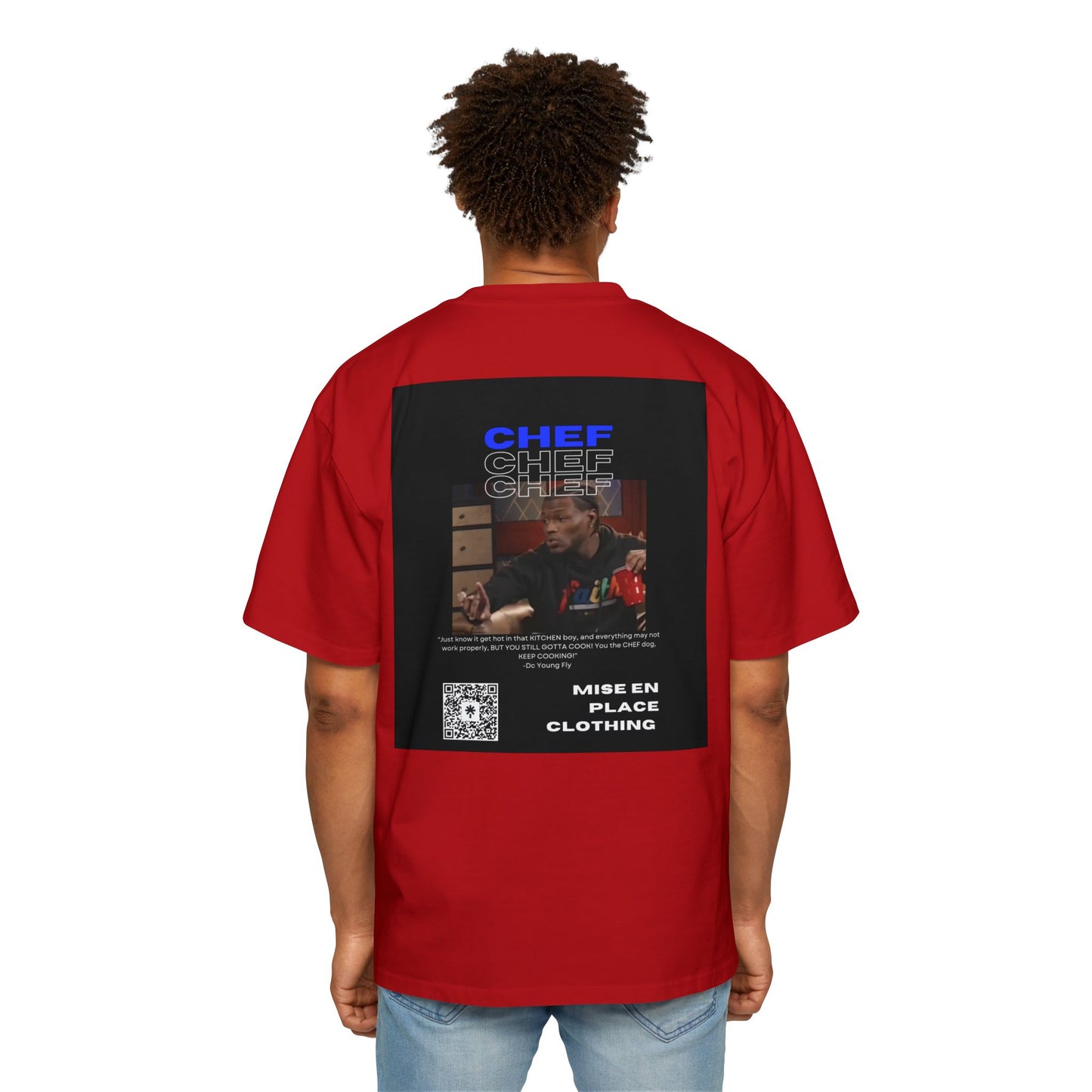 DC YOUNG FLY QUOTE Heavy Oversized Tee