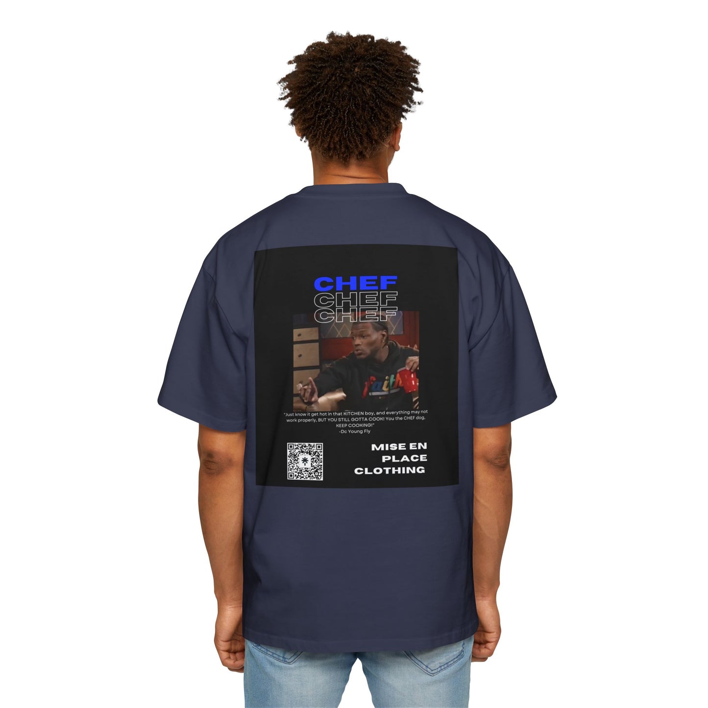 DC YOUNG FLY QUOTE Heavy Oversized Tee