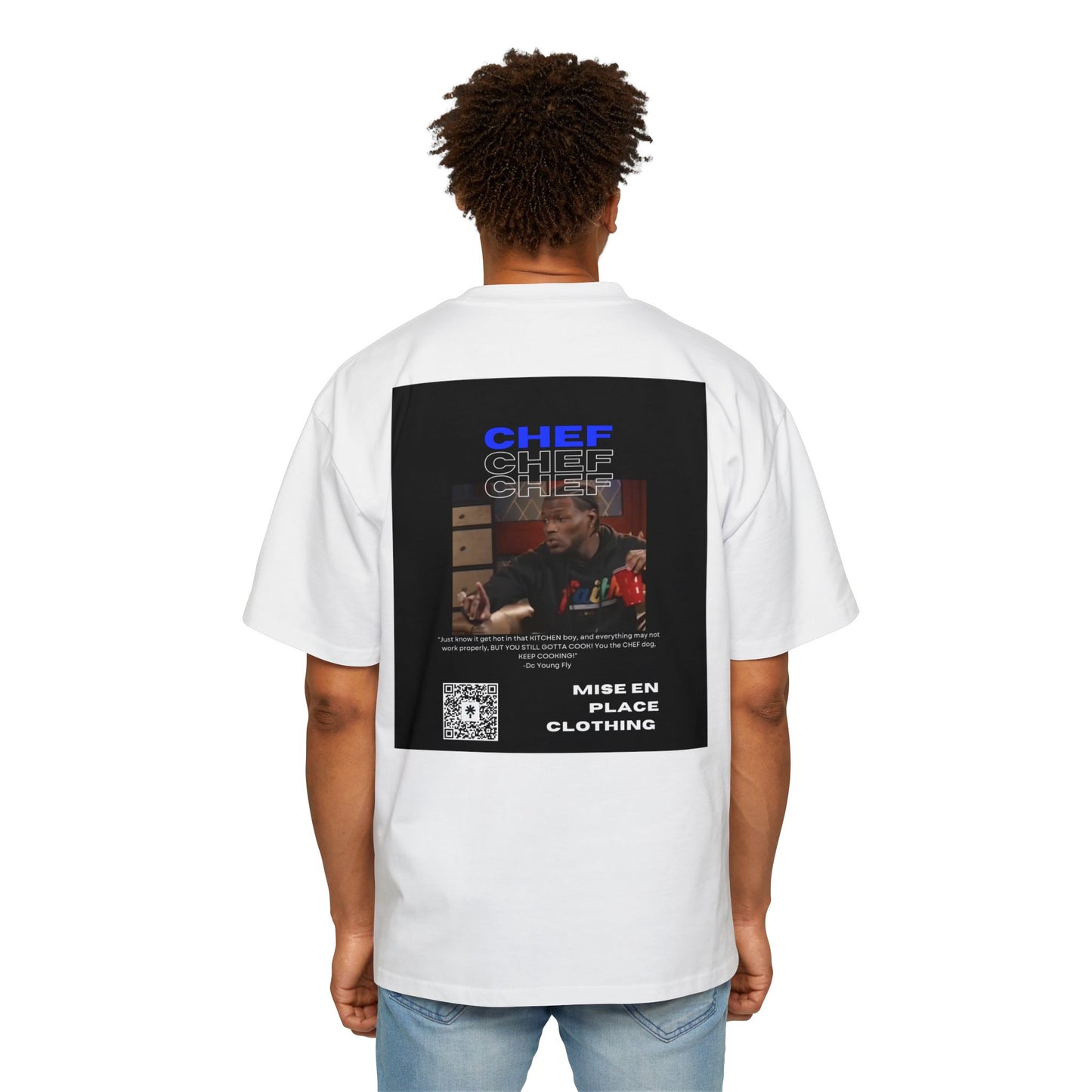 DC YOUNG FLY QUOTE Heavy Oversized Tee