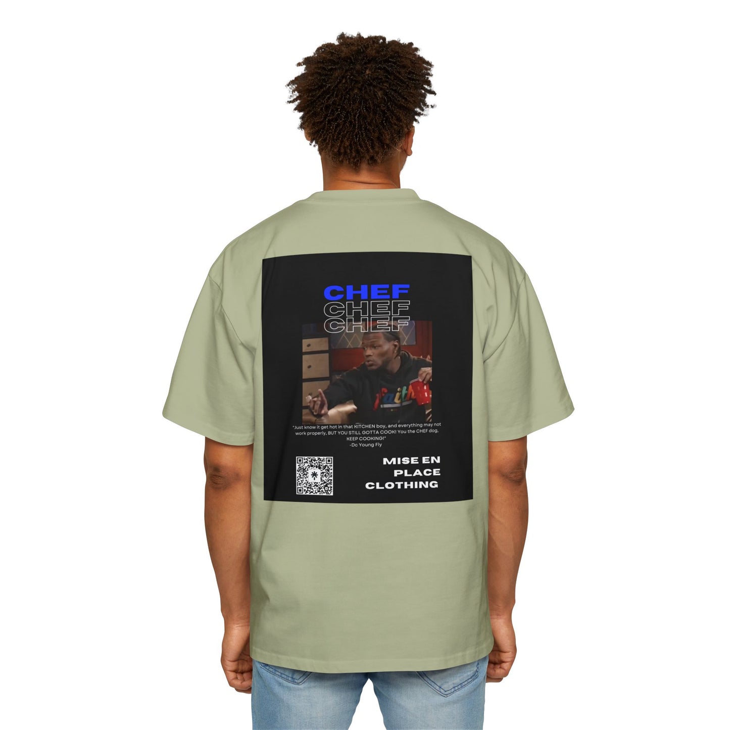 DC YOUNG FLY QUOTE Heavy Oversized Tee