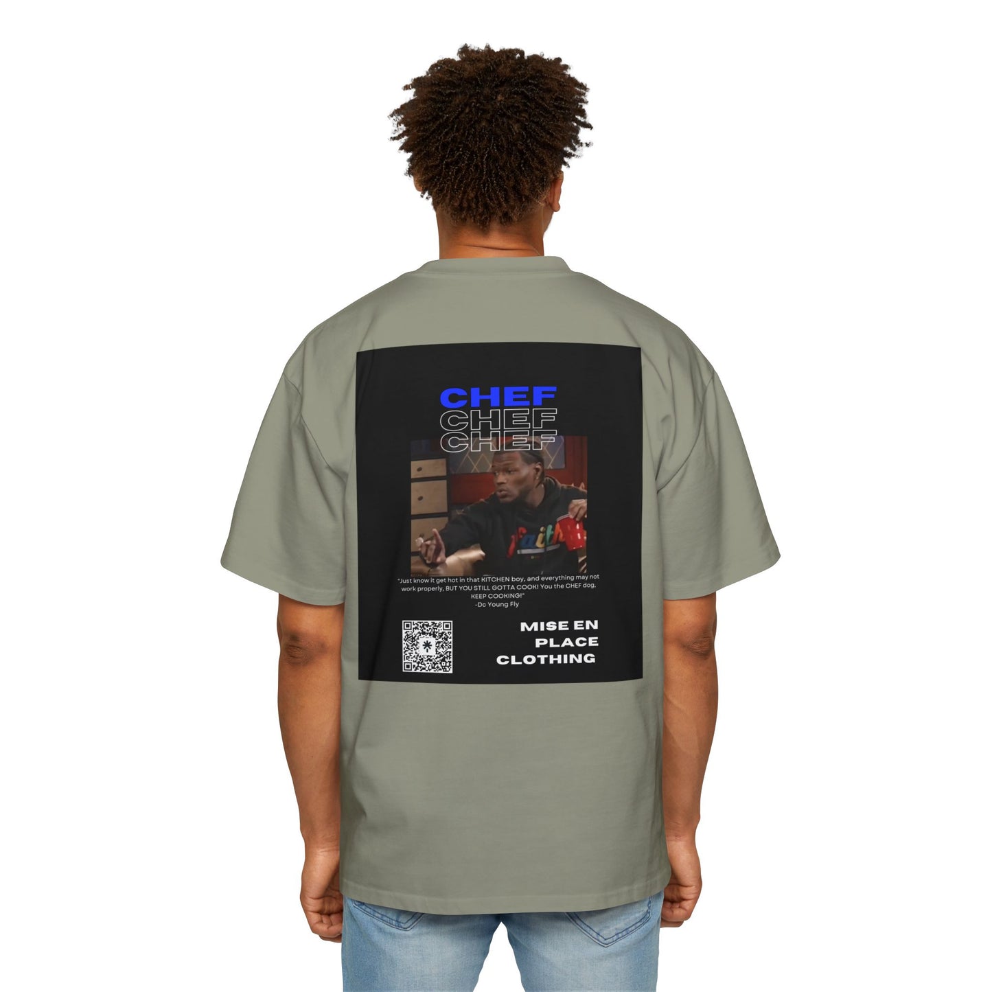 DC YOUNG FLY QUOTE Heavy Oversized Tee