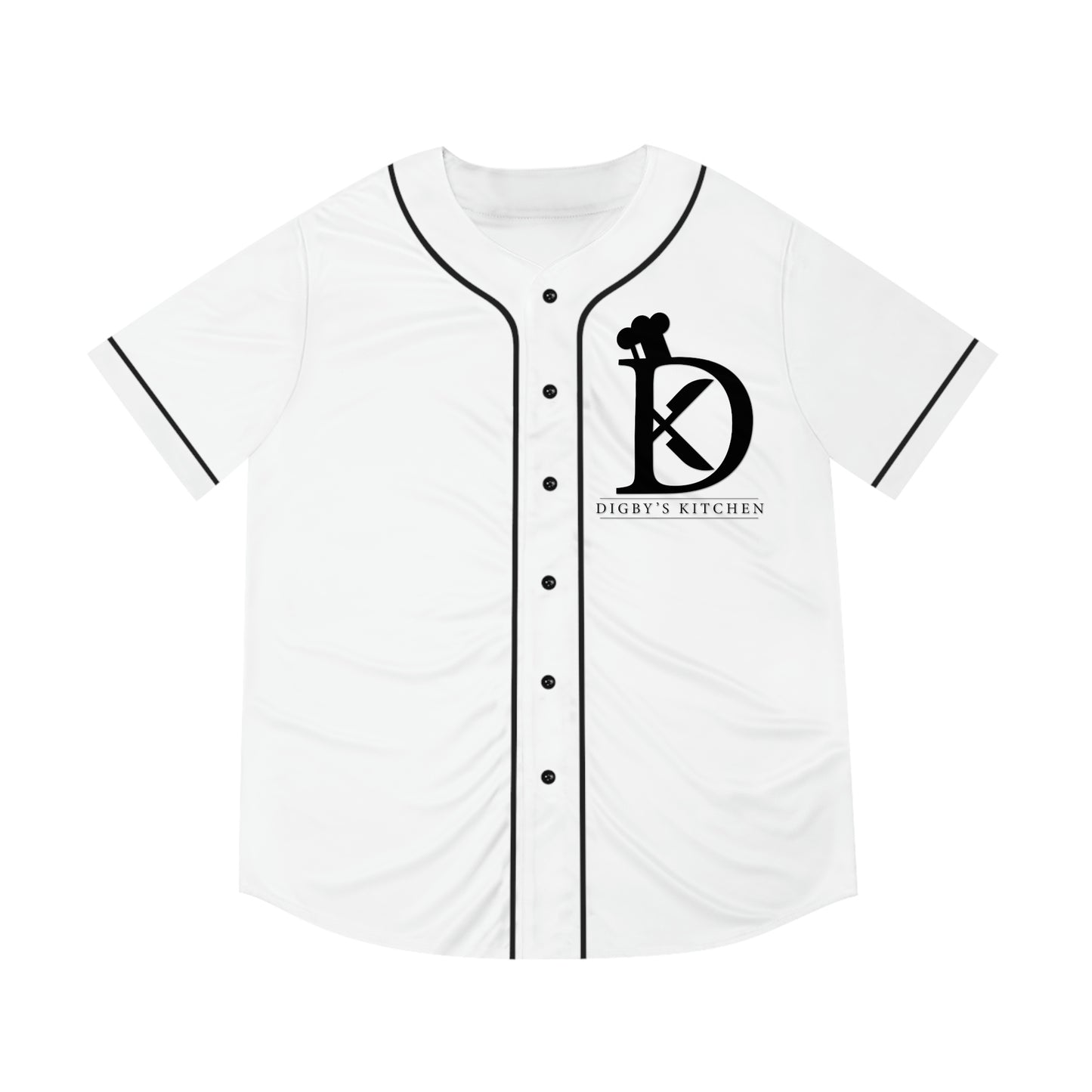 Digby's Kitchen Men's Baseball Jersey (AOP)