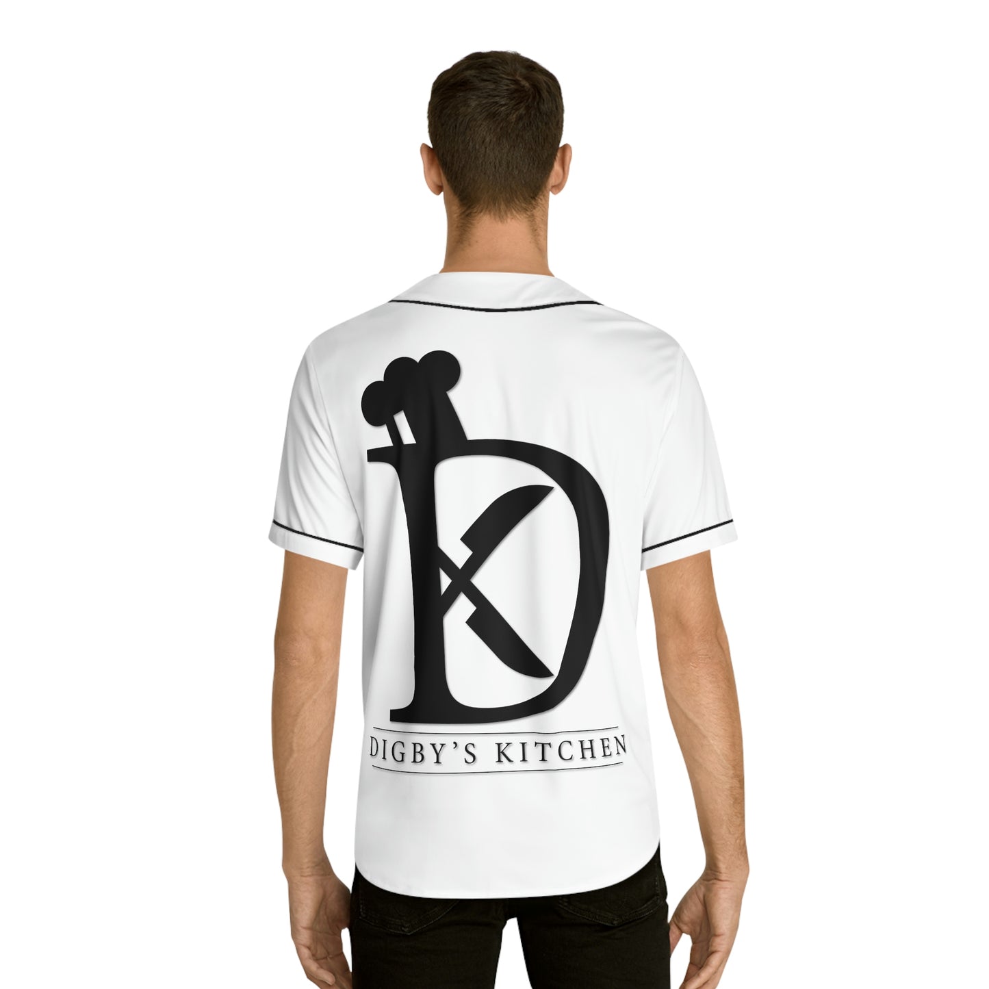Digby's Kitchen Men's Baseball Jersey (AOP)