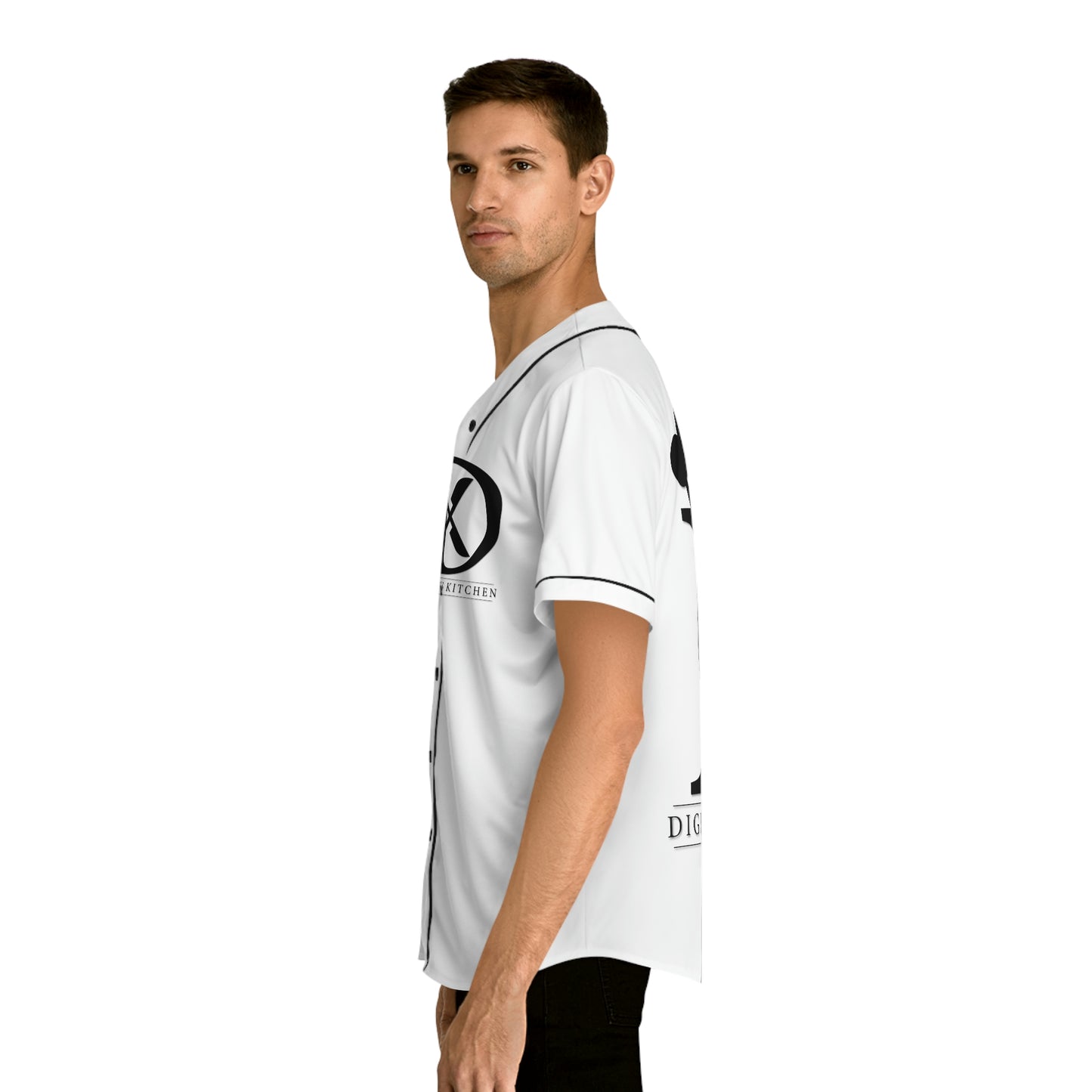 Digby's Kitchen Men's Baseball Jersey (AOP)