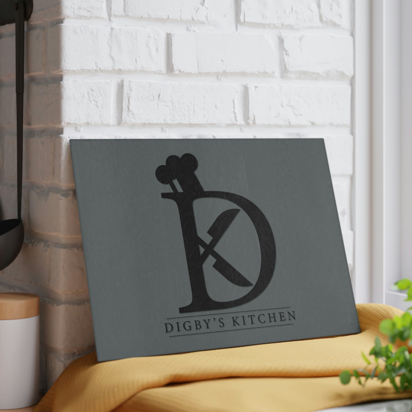 Digby's Kitchen Glass Cutting Board