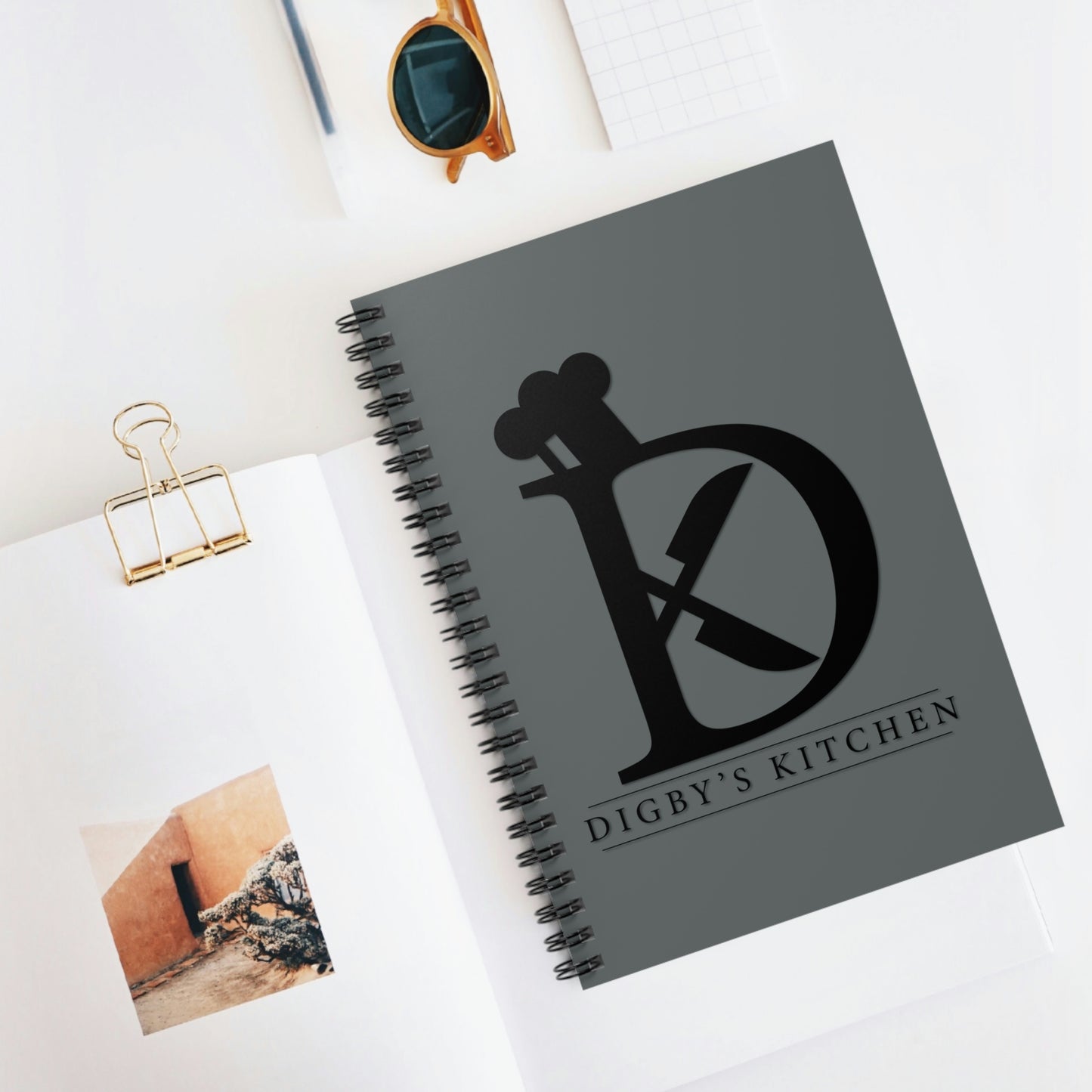 Digby's Kitchen Spiral Notebook - Ruled Line