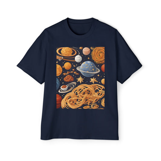 A Foodie Night Graphic Oversized T-shirt
