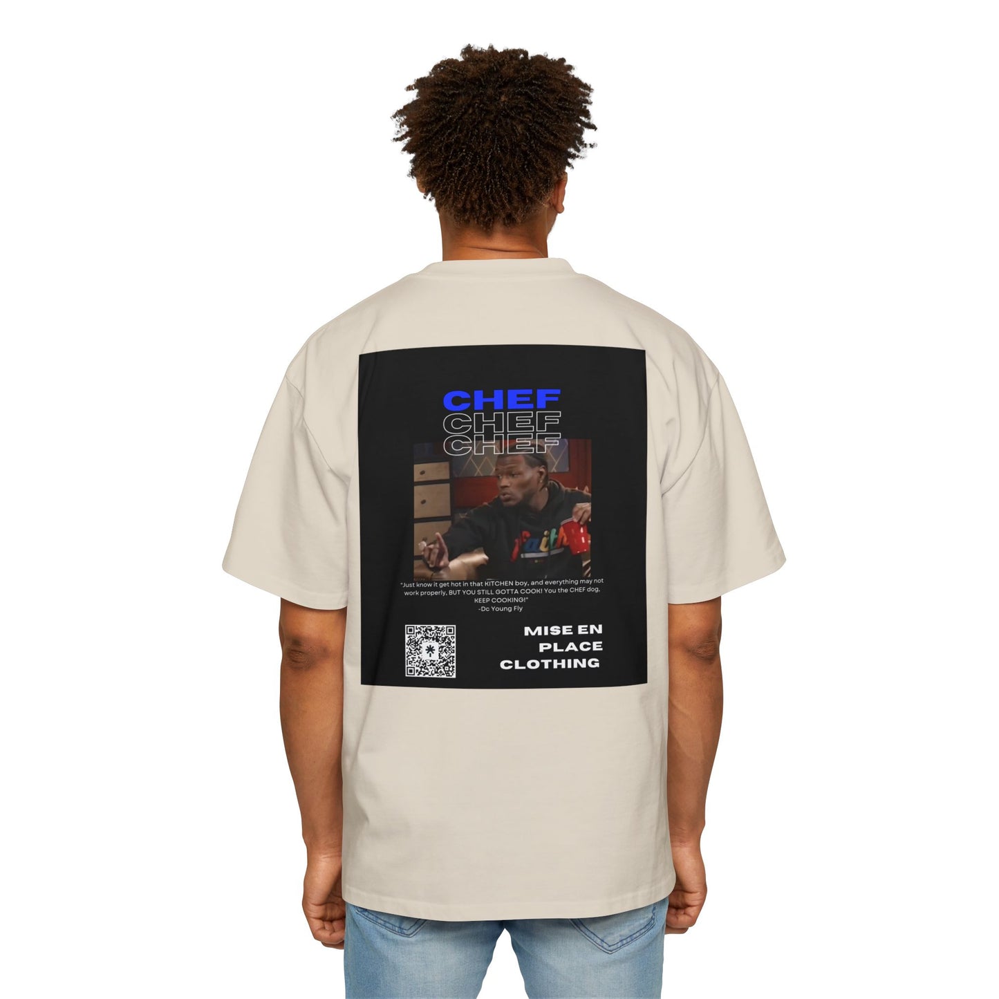 DC YOUNG FLY QUOTE Heavy Oversized Tee