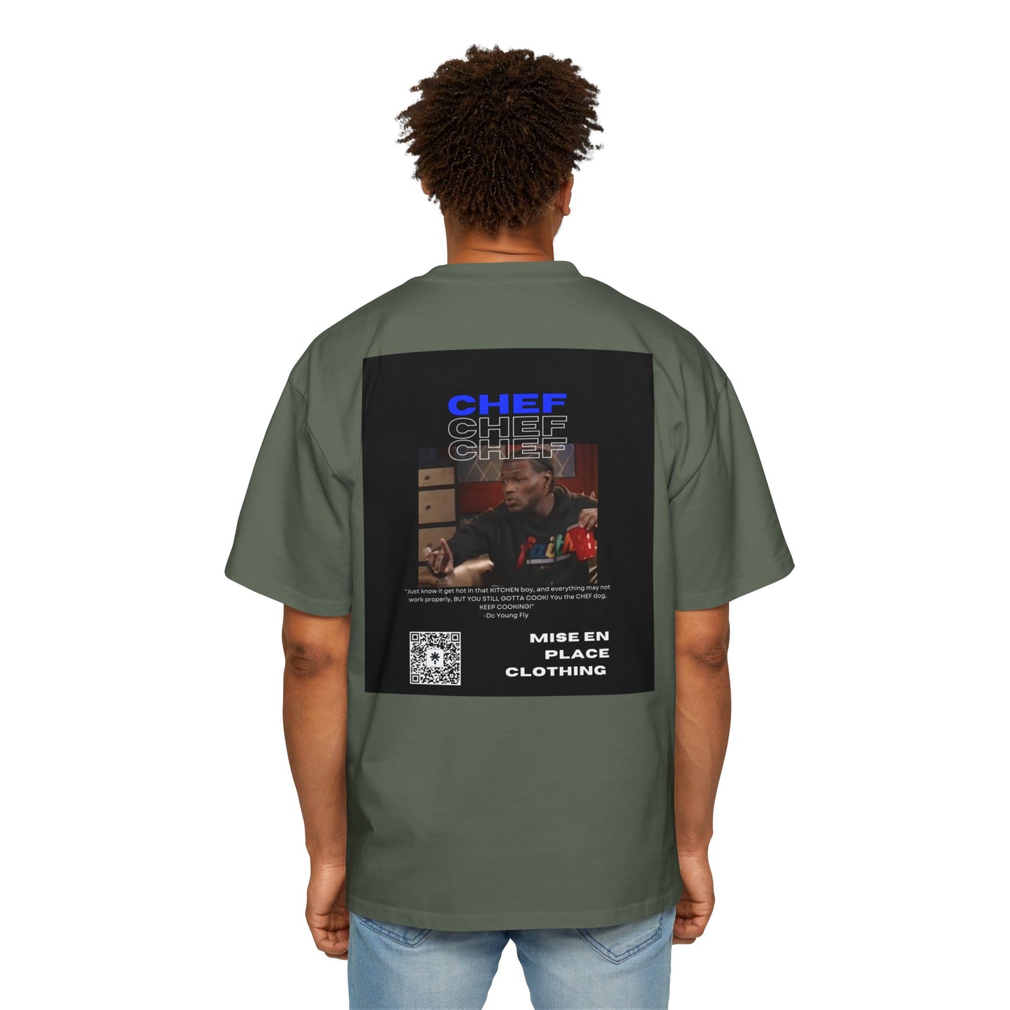 DC YOUNG FLY QUOTE Heavy Oversized Tee