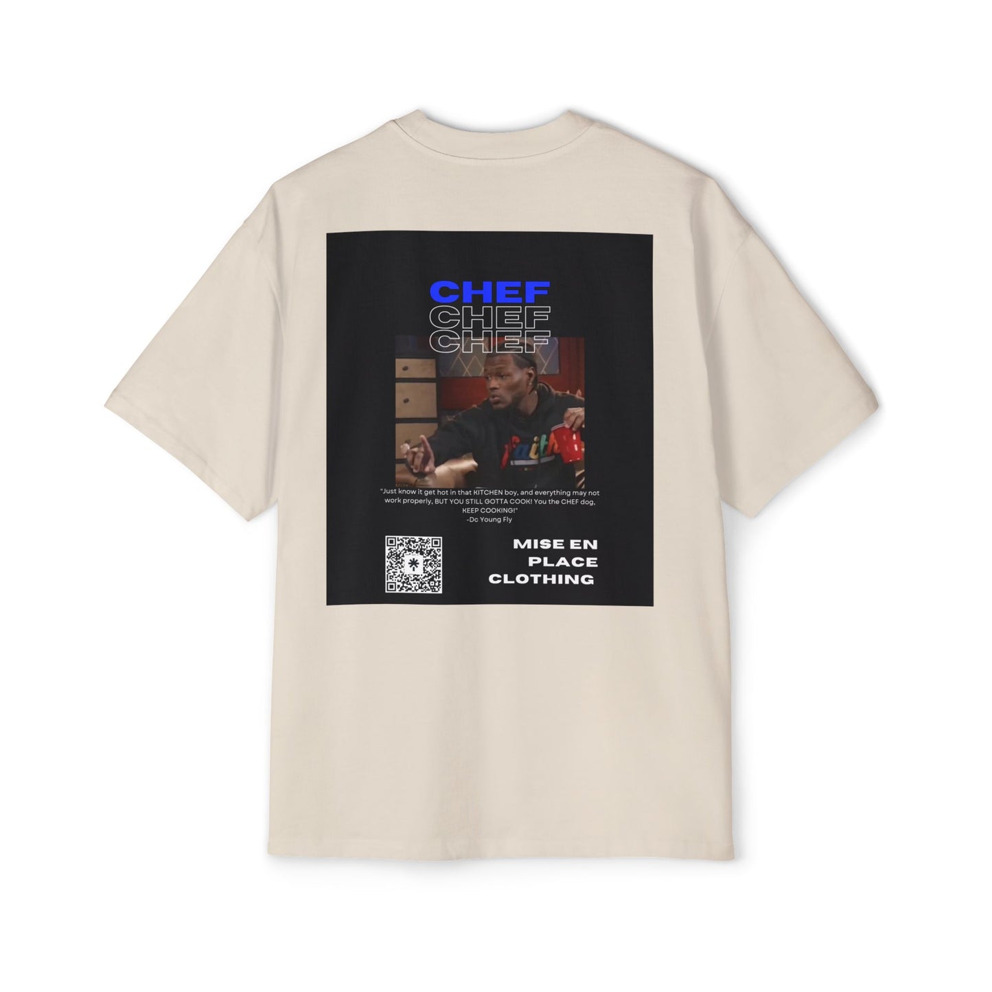 DC YOUNG FLY QUOTE Heavy Oversized Tee